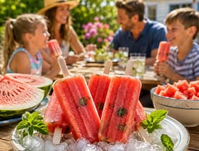 watermelon fruit pops
